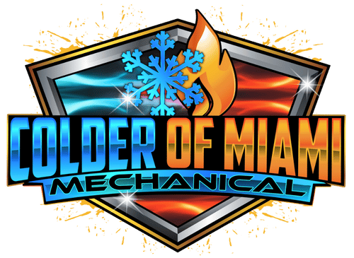 Colder of Miami Inc transparent HVAC logo – air conditioning company in Miami